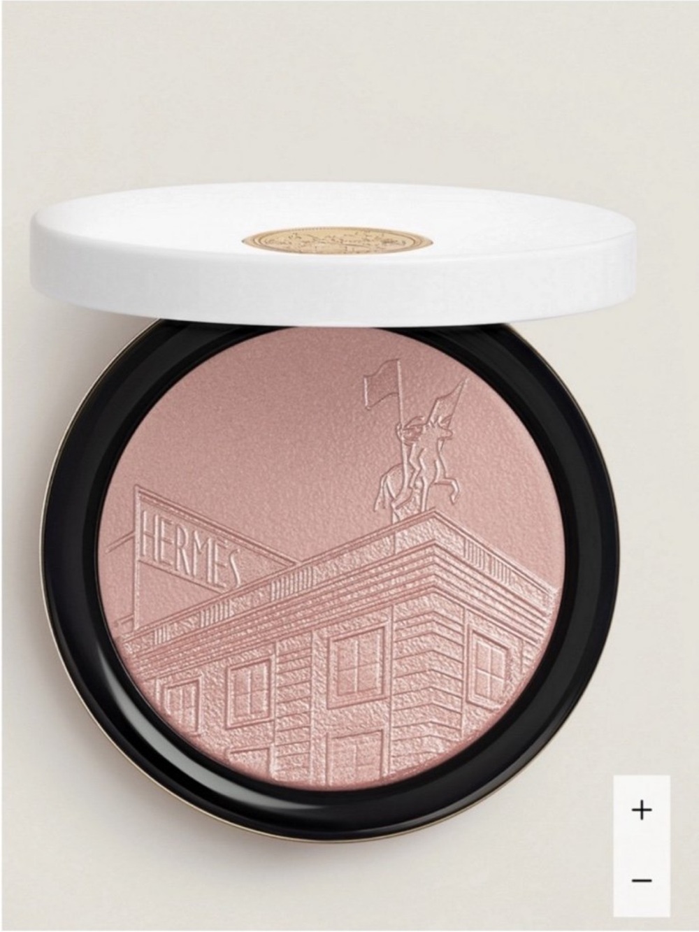 HERMES 24 POUDRE FABOUG OR ROSE HIGHLIGHTER LIMITED EDITION RARE ! GORGEOUS!